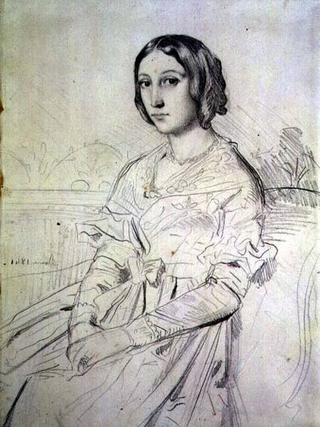 Portrait of a Young Woman de Théodore Chassériau