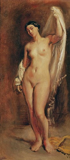 Standing Female Nude, study for the central figure of ''The Tepidarium'' de Théodore Chassériau