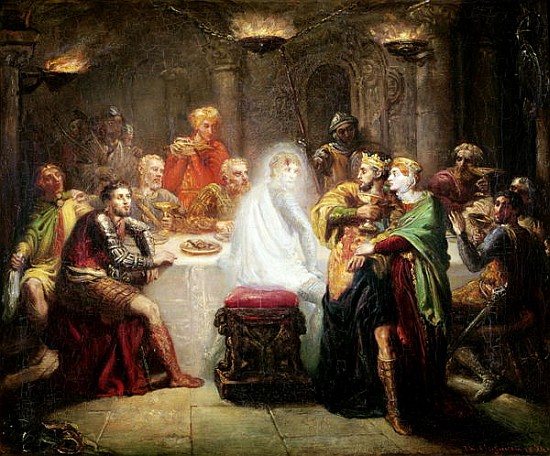 The Ghost of Banquo de Théodore Chassériau