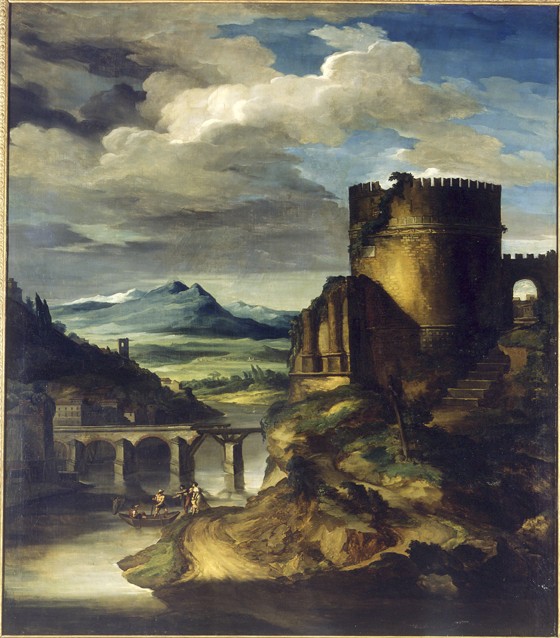 Landscape with a Tomb de Theodore Gericault