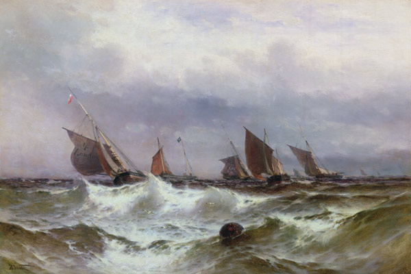 Dover Pilot and Fishing Boats de Theodore Weber