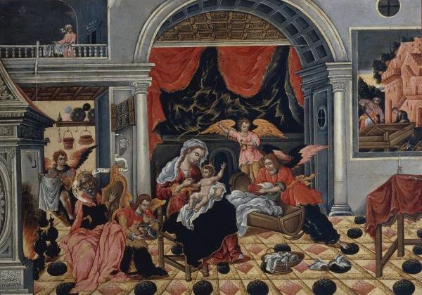 Birth of Christ / Paint.by Pulakis / C17 de Theodoros Pulakis