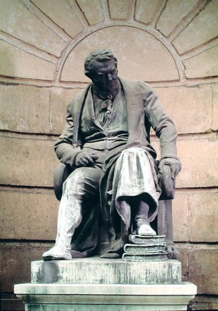 Statue of Francois Broussais (1772-1838) de Theophile Francois Marcel Bra