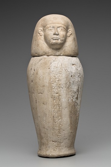 Canopic Jar with Man's Head de Third Intermediate Period Egyptian