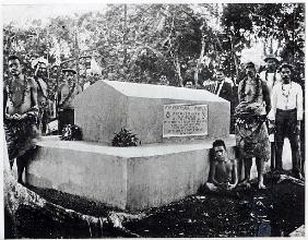 The Tomb of Tusitala, the grave of Robert Louis Stevenson at Apia, Samoa