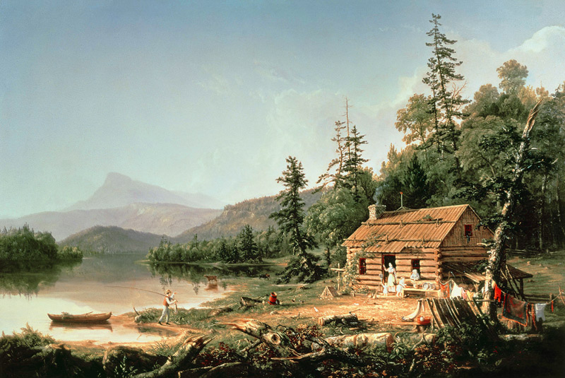 Home in the Woods de Thomas Cole