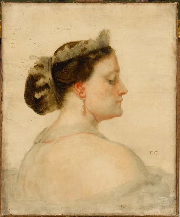 Portrait of Mathilde Bonaparte (1820-1904), Princesse Française de Thomas Couture