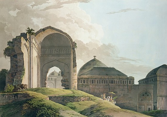 The Ruins of the Palace at Madurai de Thomas Daniell