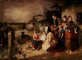 The first painful farewell. de Thomas Faed