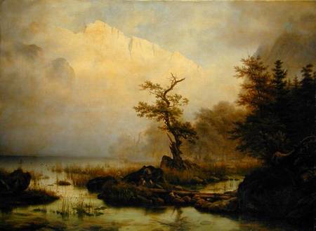An Autumn Morning at Konigssee de Thomas Fearnley