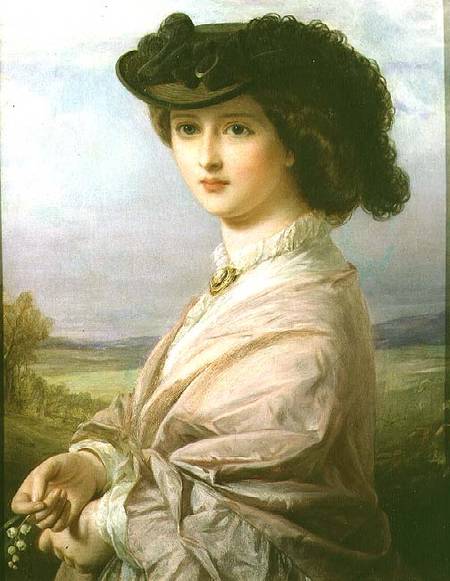A Lady in a Landscape de Thomas-Francis Dicksee