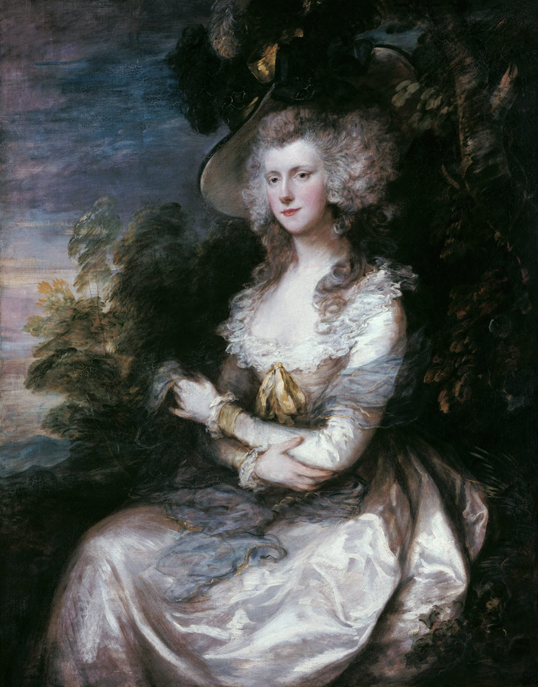 Portrait of Mrs.Thomas Hibbert de Thomas Gainsborough