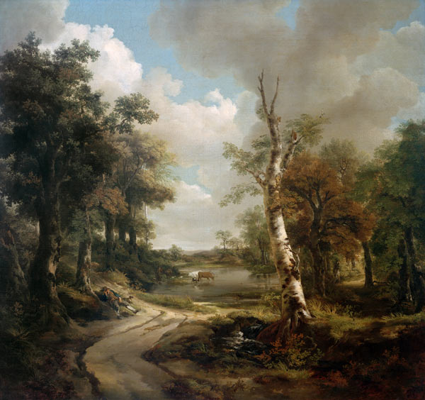 Forest Scene Cornard de Thomas Gainsborough