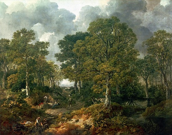 Gainsborough''s Forest (''Cornard Wood''), c.1748 de Thomas Gainsborough