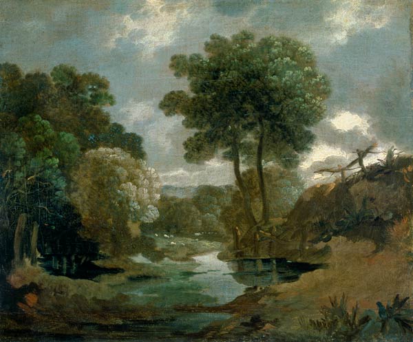 A Pool in the Woods de Thomas Gainsborough