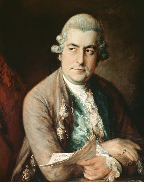 Portrait of Johann Christian Bach (1735-1782) de Thomas Gainsborough