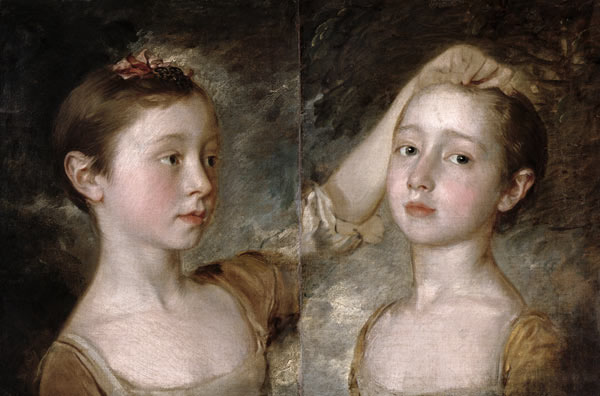 The Painter's Daughters Mary and Margaret de Thomas Gainsborough