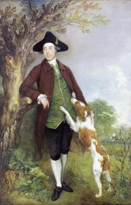 Portrait of George Venables Vernon, 2nd Lord Vernon, 1767 (oil on canvas) (see 96678) de Thomas Gainsborough