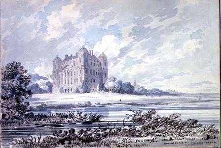 Duff House (pencil & wash on paper) de Thomas Girtin