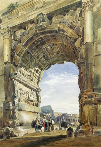 Arch of Titus, Rome de Thomas Hartley Cromek