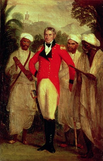 Colonel Colin Mackenzie and his Indian pandits de Thomas Hickey