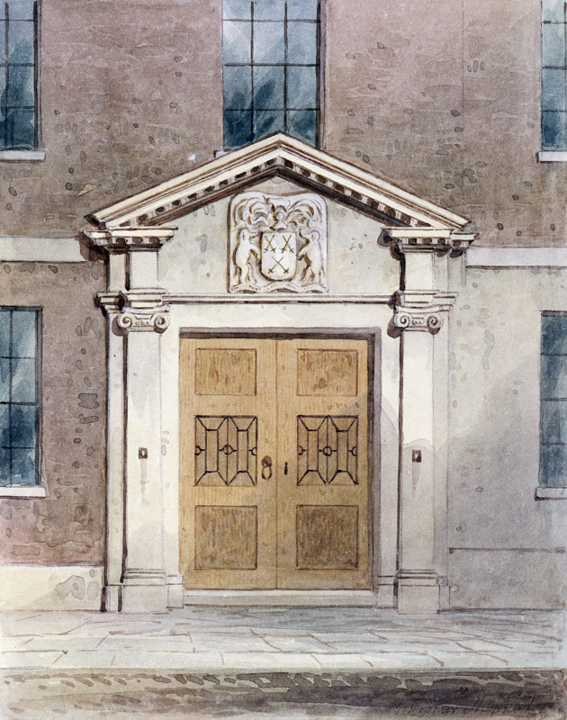 The Entrance to the Cutlers Old Hall de Thomas Hosmer Shepherd