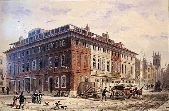 Old House in New Street Square, South East Front de Thomas Hosmer Shepherd