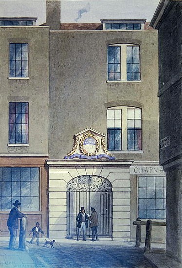 The Entrance to Bakers''Hall de Thomas Hosmer Shepherd