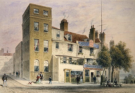 The Old George on Tower Hill de Thomas Hosmer Shepherd