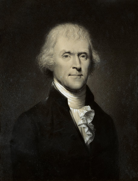 Thomas Jefferson / Bouch aft.R.Peale de Thomas Jefferson