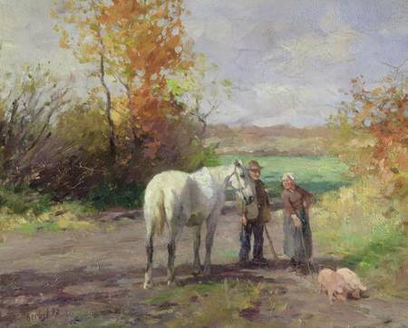 Encounter on the Way to the Field de Thomas Ludwig Herbst
