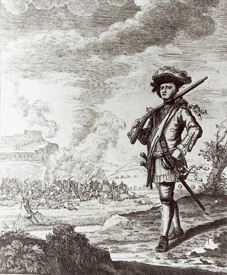 Captain Henry Morgan at the sack of Panama in 1671, c.1734 de Thomas Nicholls