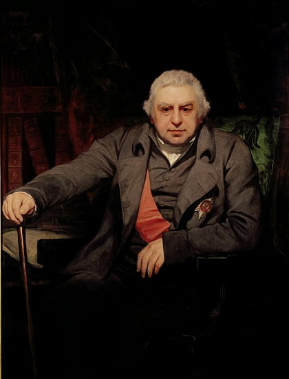 Portrait of Sir Joseph Banks, (1743-1820) 1810 de Thomas Phillips