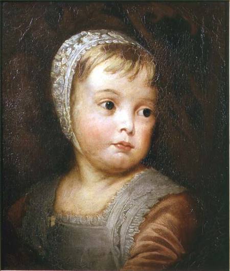 King James II as a Child, after Van Dyck de Thomas Robson