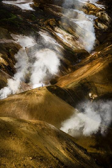 Iceland, the island of volcanoes !