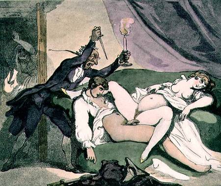 The Adulterers Discovered de Thomas Rowlandson