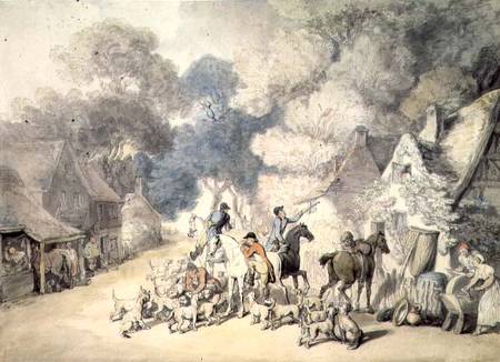 The Meet de Thomas Rowlandson