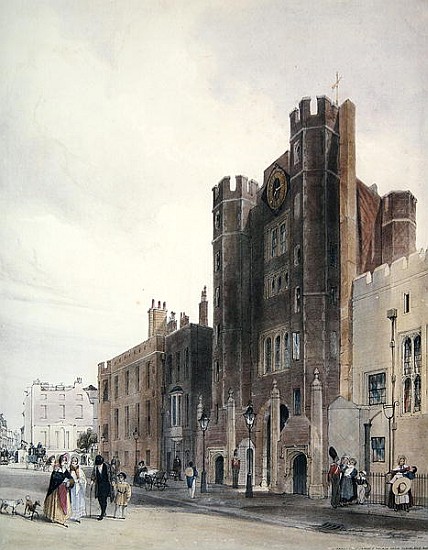 North front to St.James''s Palace, c.1850 de Thomas Shotter Boys