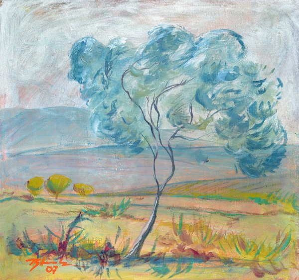Baum in Landschaft 15072  de Thomas Steinmetz