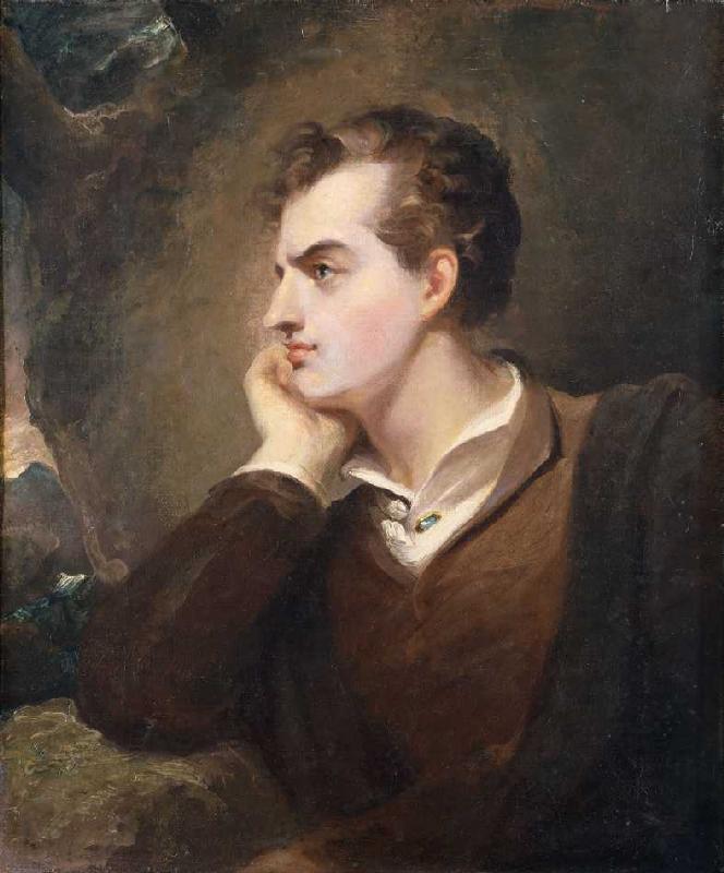 Lord Byron (nach dem Gemälde von Richard Westall). de Thomas Sully