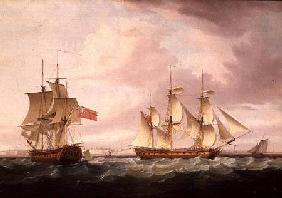 British Frigates off Dover