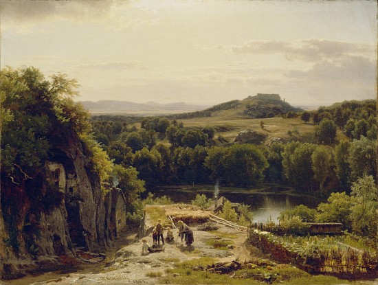 Landscape in the Harz Mountains de Thomas Worthington Whittredge