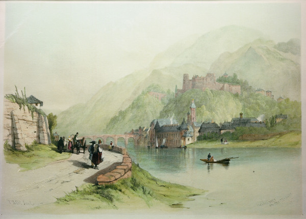 Heidelberg from North-West, Richardson de Thomas Miles Richardson
