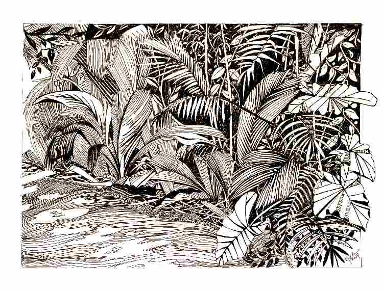 Palm Forest de Brigitte Thonhauser-Merk