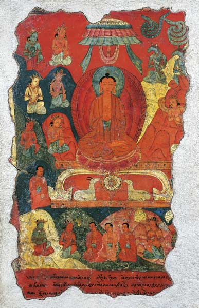 The First Sermon of Buddha de Tibetan Art