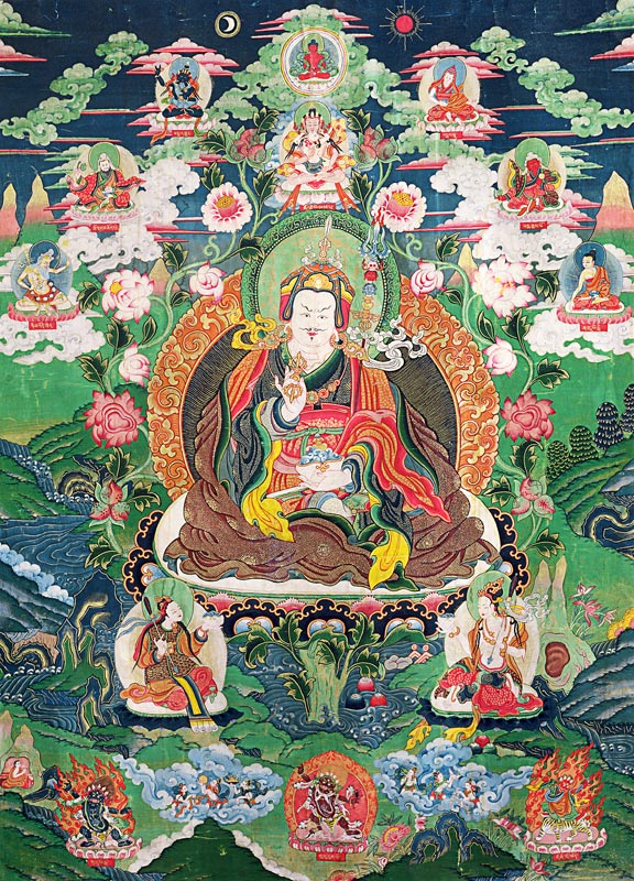 Tanka of Padmasambhava de Tibetan Art