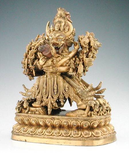 Vajrabhairava, aspect of Yamantaka, guardian of law de Tibetan Art