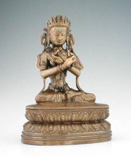 Vajradhara Buddha (copper alloy & gems) de Tibetan Art