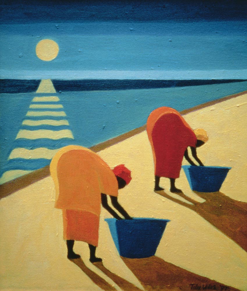 Beach Bums, 1997 (oil on canvas)  de Tilly  Willis