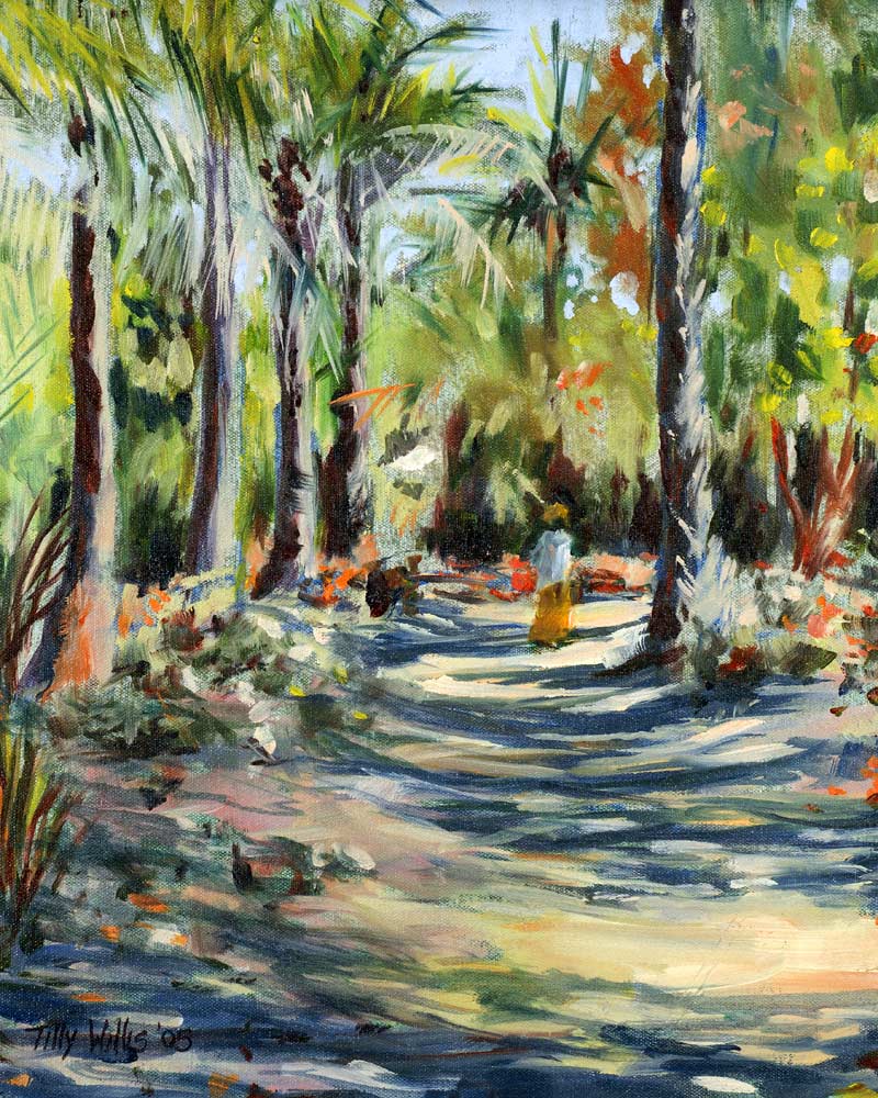 The Bush Road, 2005 (oil on canvas)  de Tilly  Willis